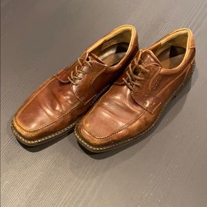 ECCO brown Oxford loafer leather dress shoe 42 9